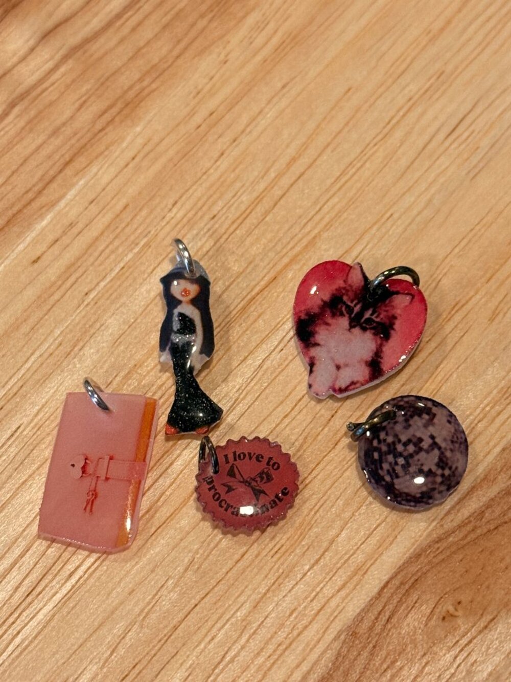 Y2K Bratz Mini Resin Charms — Kitten, Diary, Procrastinate, Disco Ball & Doll